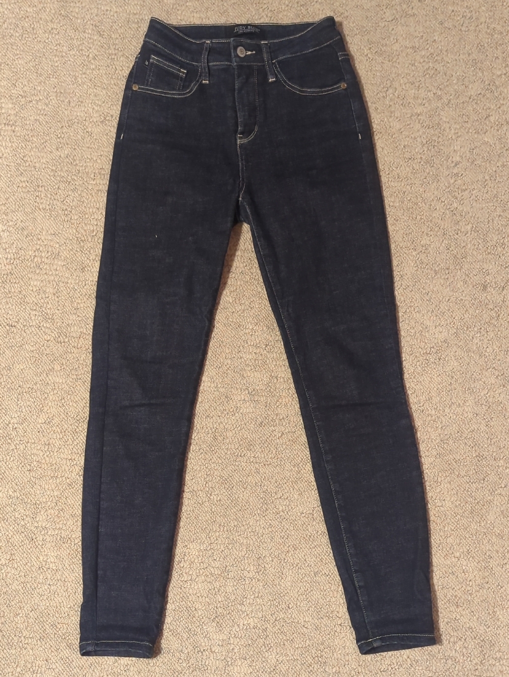 Judy Blue Dark Wash  High-Rise Skinny Jeans Tummy Control 0/24